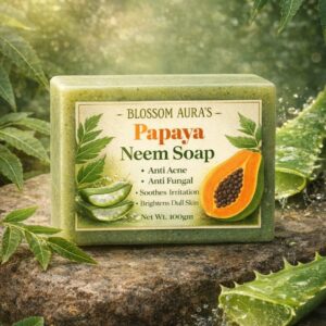 Neem Papaya Anti Acne Soap-Blossom Auras