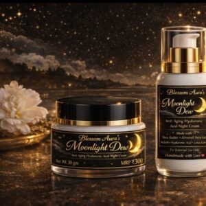 Moonlight Anti-Aging Hyaluronic Acid Night Cream -Blossom Auras