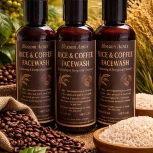 Coffee Rice Scrub Facewash -Blossom Auras