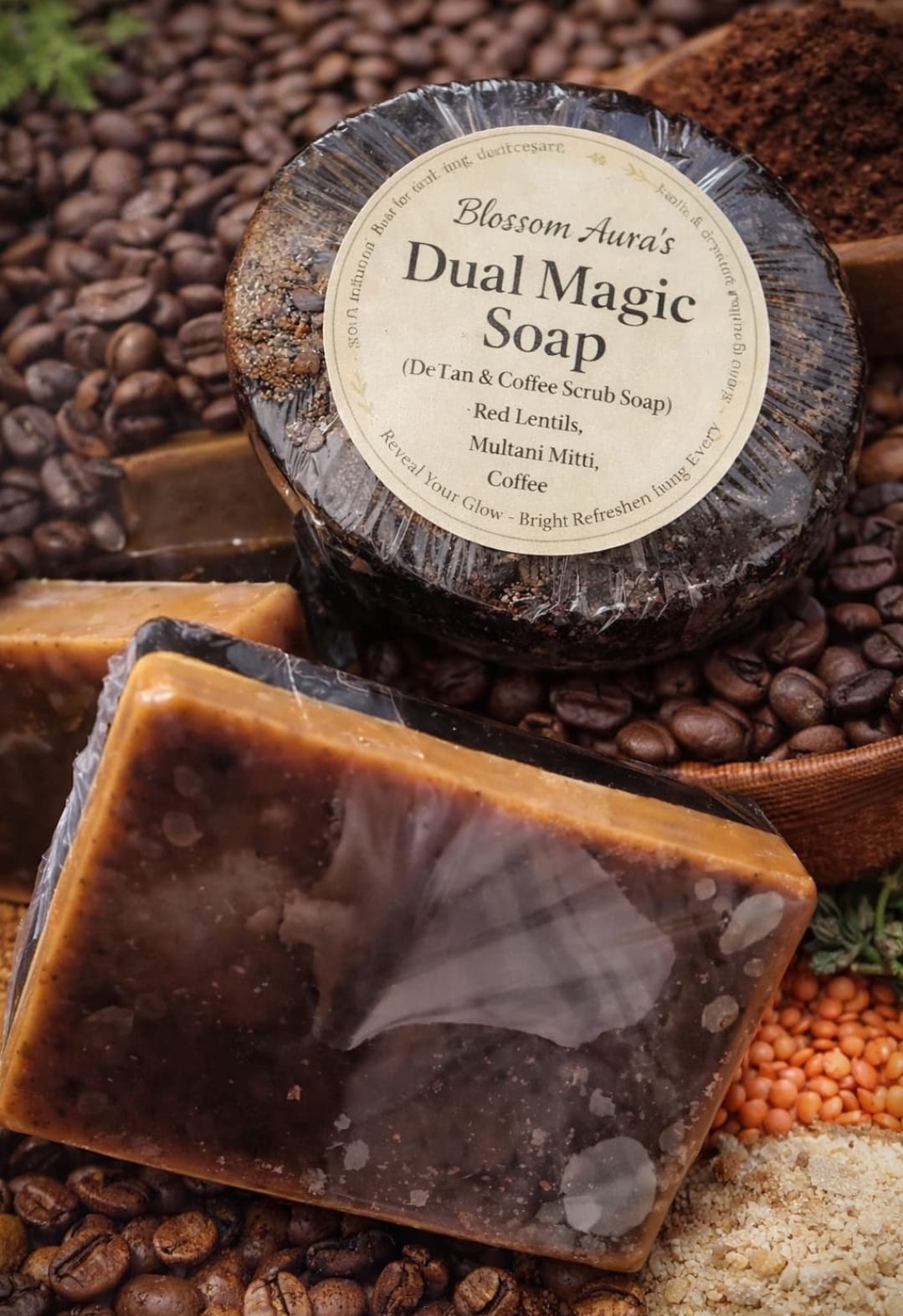 De-Tan Scrub Soap | Handmade Natural Exfoliating Soap for Tan Removal & Bright Skin