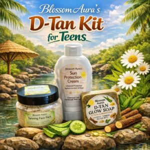 Tan Removal Kit for Teens | Gentle Natural Skincare Kit for Clear & Fresh Glow