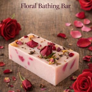 Floral Bathing Bar | Handmade Natural Soap for Soft, Fresh & Fragrant Skin