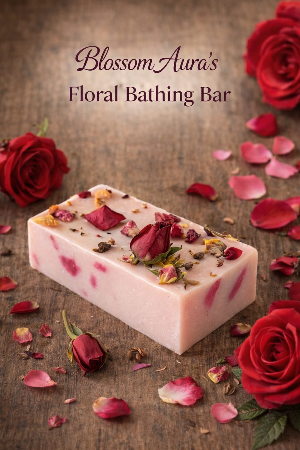 Floral Bathing Bar | Handmade Natural Soap for Soft, Fresh & Fragrant Skin
