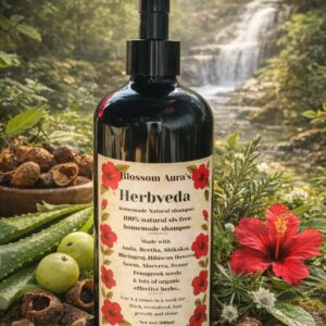HerbVeda Anti Hairfall Shampoo | Handmade Herbal Shampoo for Strong & Healthy Hair