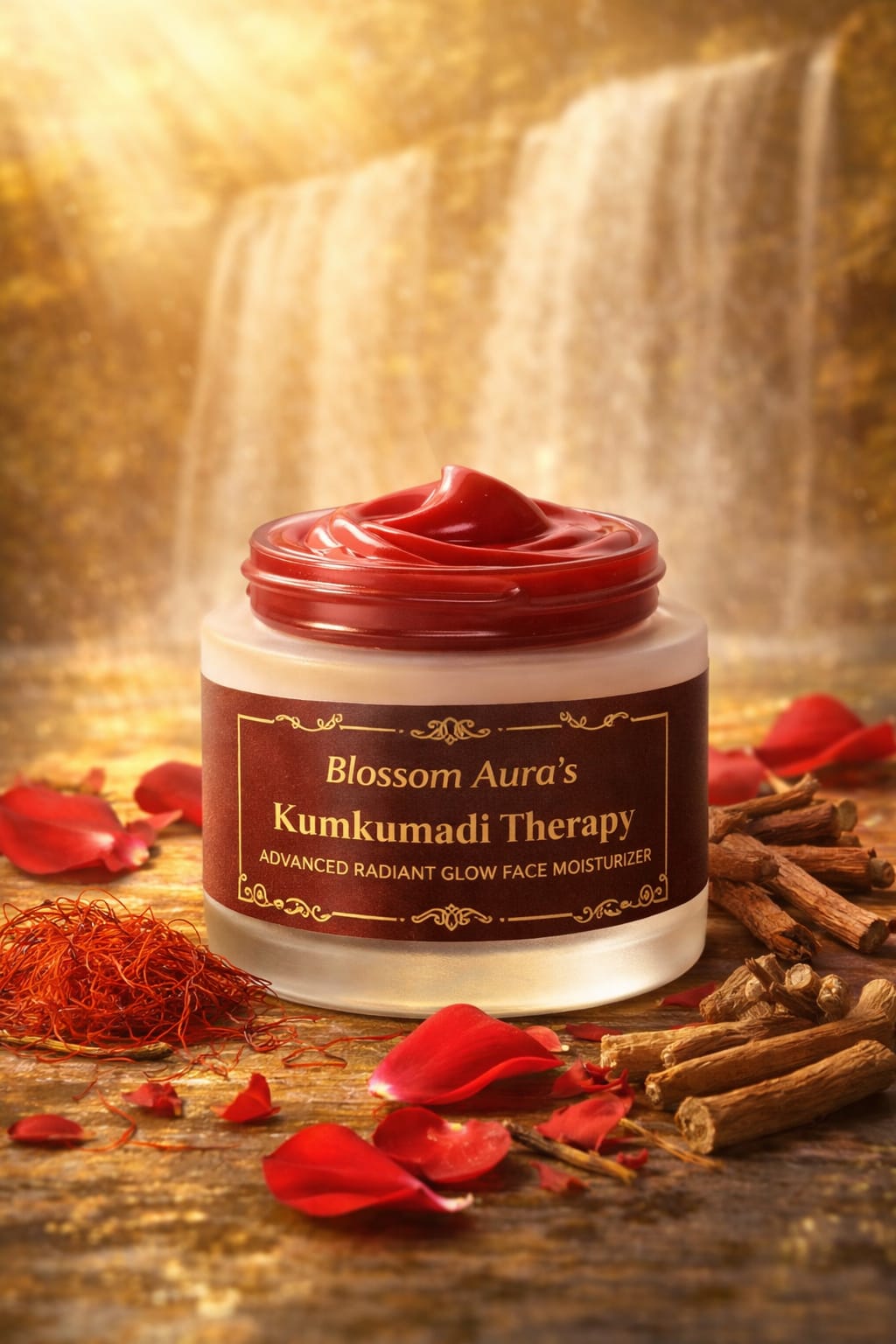 Kumkumadi Therapy Moisturizer | Handmade Ayurvedic Glow Serum for Radiant Skin