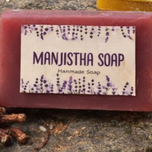 Skin Brightening Bar | Handmade Natural Manjishta Soap for Clear & Radiant Glow
