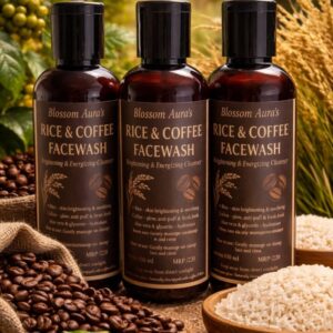 Coffee Scrub Rice Facewash | Handmade Natural Exfoliating Cleanser for Smooth & Fresh Skin