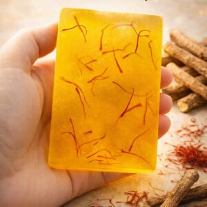 Saffron Glow Beauty Bar | Handmade Natural Soap for Bright & Radiant Skin