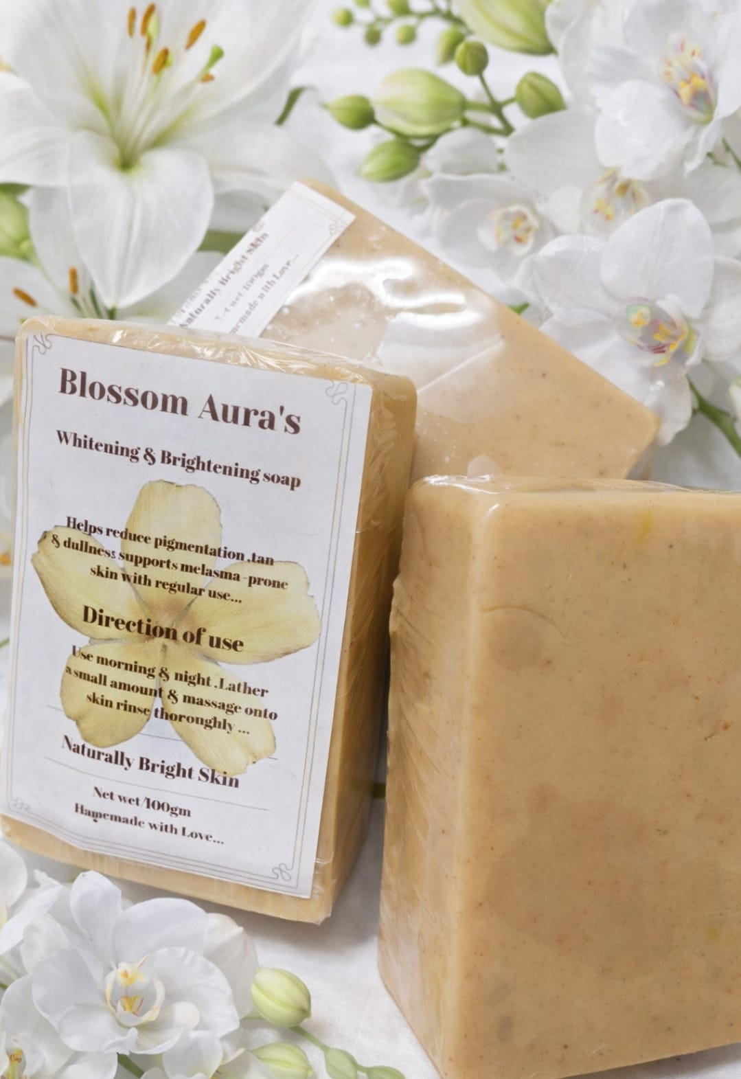 White Beauty Skin Brightening Soap | Handmade Natural Soap for Clear & Radiant Skin