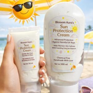 Sun Protection Cream | Natural UV Protection Cream for Daily Skin Defense & Hydration