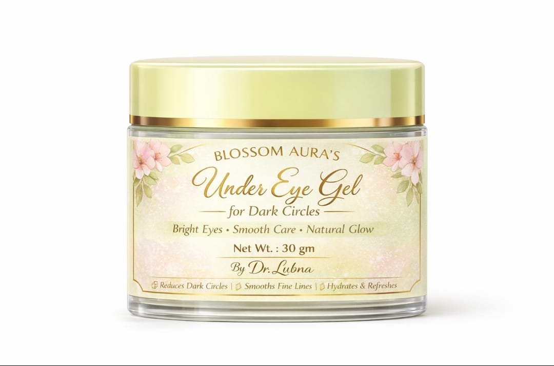 Under Eye Gel | Handmade Natural Gel for Dark Circles, Puffiness & Hydration
