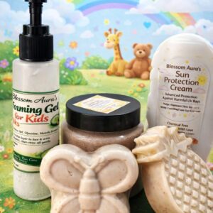 Tan Care Kit for Kids (3+ Years) | Gentle Natural Skincare Kit for Soft & Healthy Skin