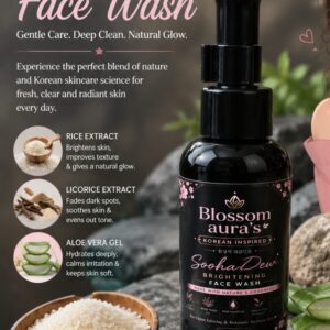 Blossom Aura's Sooha Dewi Brightening Face Wash (100 ml)