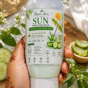 Sun Protection Cream with Aloe Vera, Licorice & Cucumber Extracts