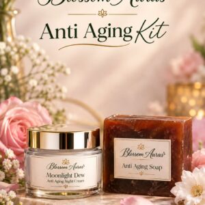 Blossom Aura Anti-Aging Kit – Anti-Aging Cream & Anti-Aging Soap-Combo